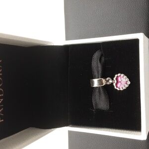 Authentic Pandora Enamel Forever Dangle Charm